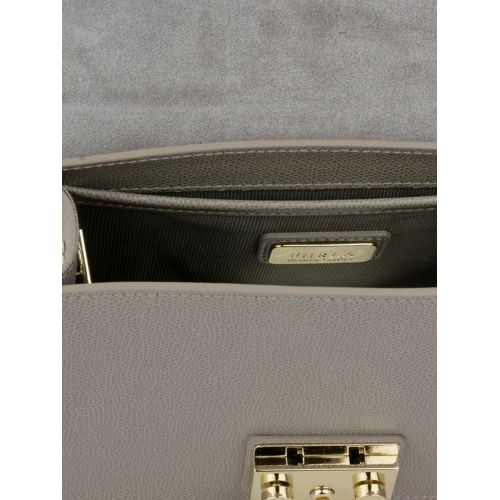 훌라 Furla Metropolis S greige leather bag