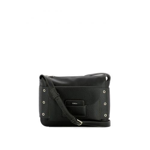 훌라 Furla Adele black leather crossbody bag