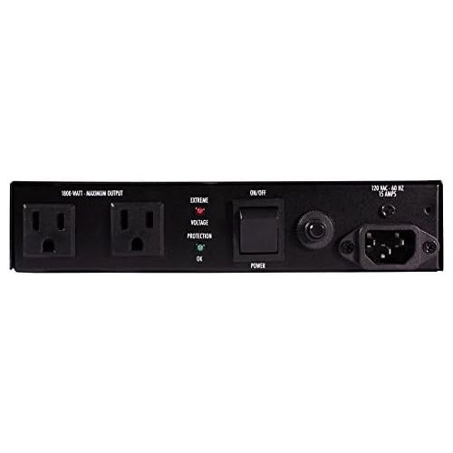  Furman AC-215A Compact Power Conditioner with Auto-Resetting Voltage Protection - Black