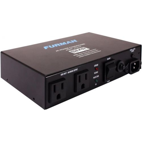  Furman AC-215A Compact Power Conditioner with Auto-Resetting Voltage Protection - Black