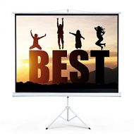 Furniture FurniTure Projector Screen 4:3 120 Portable Projection Screen with Stand Video Projector Screen Anti-Crease 160° Viewing Angle Support Home Theater Outdoor Indoor