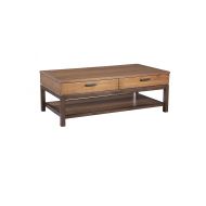 Furniture At Home Food & Wine Estate Collection Coffee Table, Dark Chocolate/Walnut