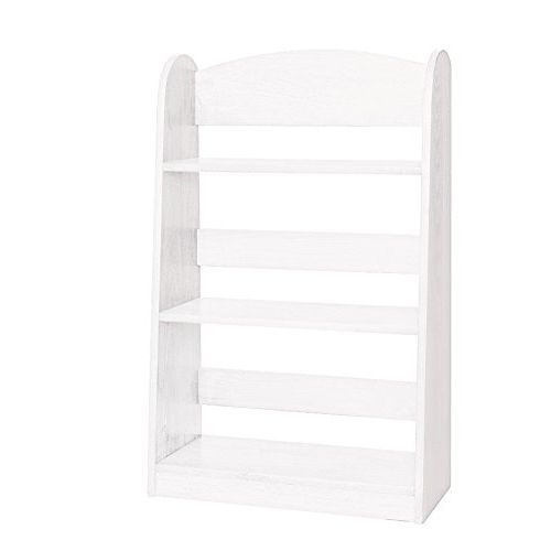  Furniture Barn USA Childrens Wooden Bookshelf - White Paint - Amish Made in USA