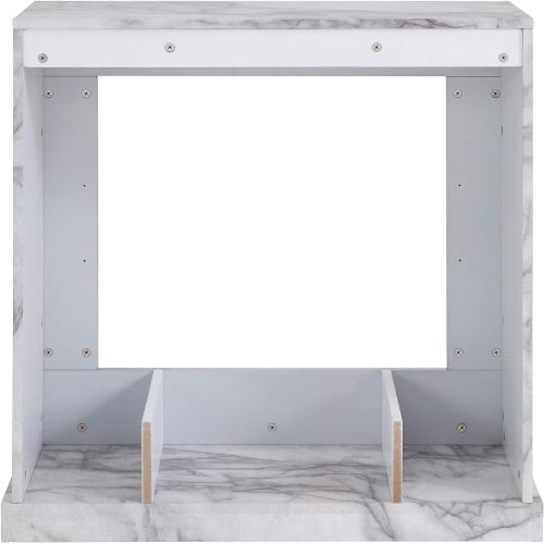  Furniture HotSpot Dendale Faux Marble Fireplace