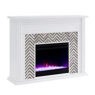 Furniture HotSpot Hebbington Tiled Marble Fireplace