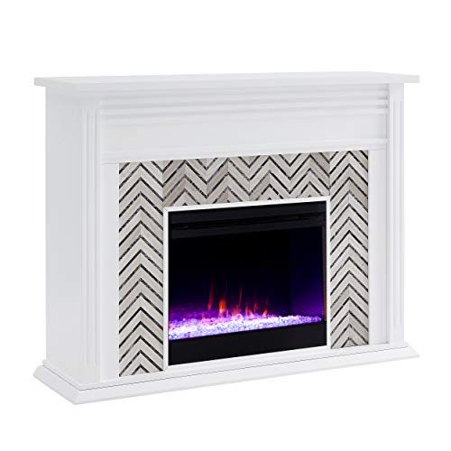  Furniture HotSpot Hebbington Tiled Marble Fireplace