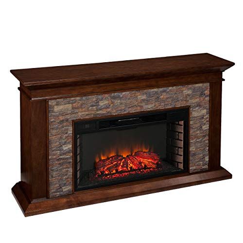  Furniture HotSpot Canyon Heights Simulated Stone Electric Fireplace