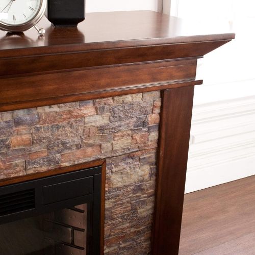  Furniture HotSpot Canyon Heights Simulated Stone Electric Fireplace