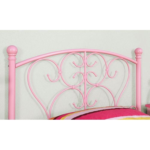  Furniture of America Delia Princess Metal Youth Bed, White