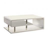 Furniture of America CM4057C Ninove I White High Gloss Coffee Tables