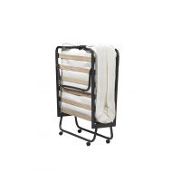 FurnitureMaxx Luxor Folding Bed (Frame & Mattress) - Beige