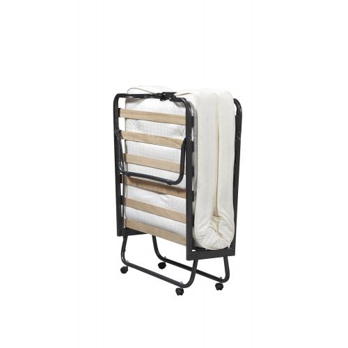  FurnitureMaxx Luxor Folding Bed (Frame & Mattress) - Beige