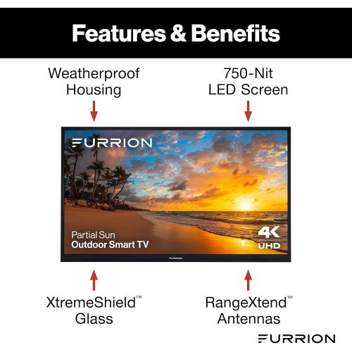  Furrion Aurora Partial-Sun 4K LED Outdoor Smart TV - 55