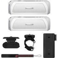 Furrion 720094 LIT Portable Wireless Bluetooth Speaker, Waterproof IPX7, Stereo Pairing, IndoorOutdoor (Black)