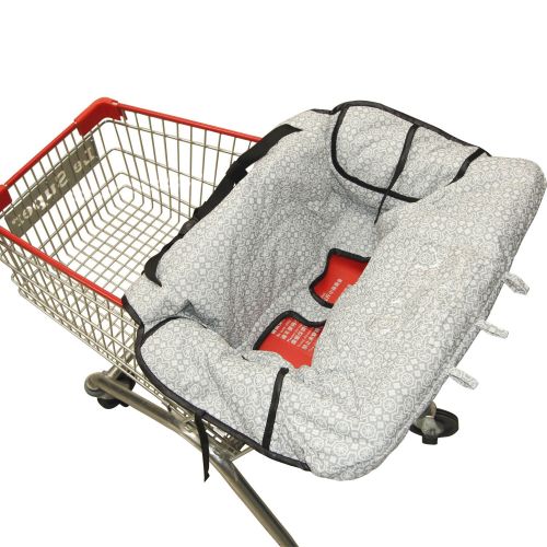  [아마존베스트]FushoP High Chair Cover for baby, Fushop 2-in-1 baby Waterproof shopping cart cover, Grocery Cart Cover with...