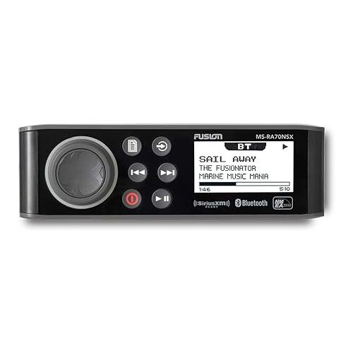  Fusion MS-RA70NSX NMEA 2000 SiriusXM-Ready Marine Entertainment System