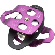 [아마존베스트]Fusion Climb Secura Double Aluminum Side Swing Pulley Purple