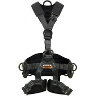 [아마존베스트]Fusion Climb Tac Rescue Tactical Full Body EVA Padded Heavy Duty Adjustable Zipline Harness 23kN L-XL Black