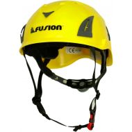 [아마존베스트]Fusion Climb Meka II Climbing Bungee Zipline Mountain Safety Protection Helmet, Yellow/Black