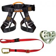 [아마존베스트]Fusion Climb Pro Backyard Zip Line Kit Harness Lanyard Trolley Bundle FK-A-HLT-01