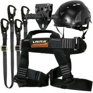 Fusion Climb Tactical Edition Adults Commercial Zip Line Kit HarnessDual LanyardTrolleyHelmet Bundle FTK-A-HLLTH-12