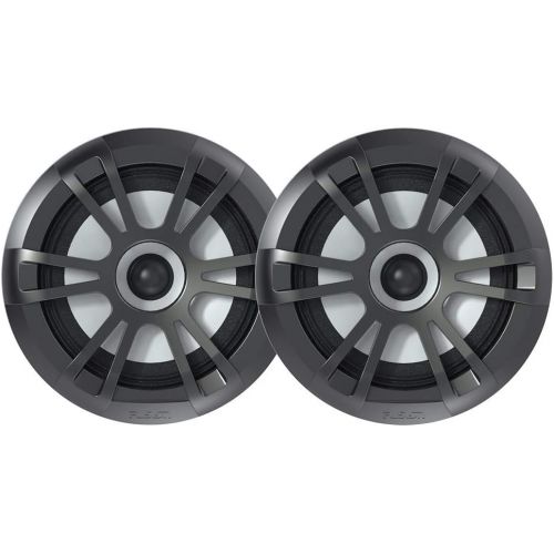  Fusion Marine EL-FL651SPG 6.5 Shallow Mount Marine Speakers with Multi-color LED lighting and Sport Grilles (pair) (010-02080-20)