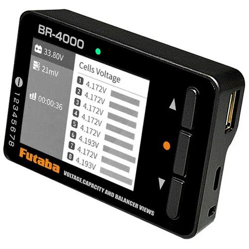  Futaba BR-4000 Battery Checker and Servo/Receiver Tester with USB Charger