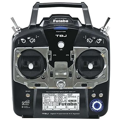  Futaba 8JA 8-Channel 2.4GHz S-FHSS Air Radio Transmitter Mode 2 with R2008SB Receiver