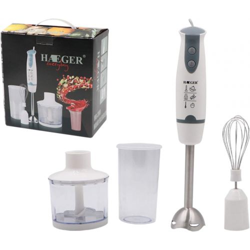  Futchoy 4 in 1 hand blender set, 800 W hand blender with mixing cup and whisk, chopper, ergonomic handle for speed control