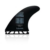 Futures Fins Ando Blackstix 3.0 Black Thruster Surfboard Fins Large Craig Anderson by Futures