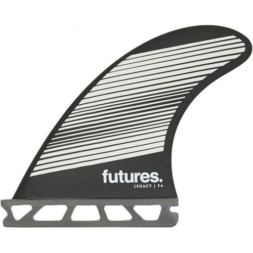  Future Fins Futures F4 Legacy Quad Fin Set Gray/Black