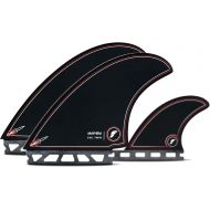 Future Fins Mayhem Evil Twin + 1 Set (3 fin Total) - Black