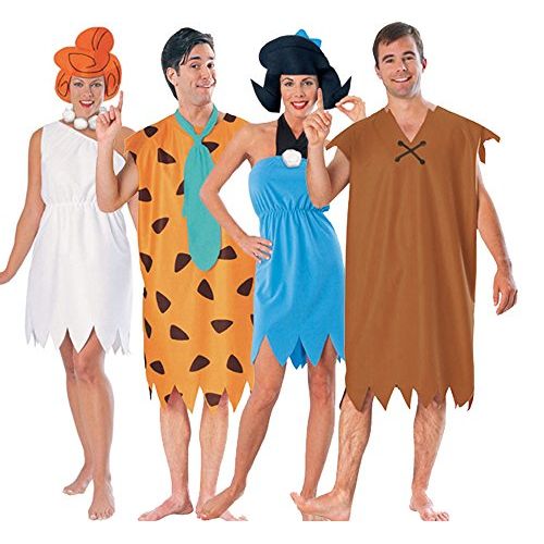  할로윈 용품FutureMemories Adult Flintstones Group Costume Set