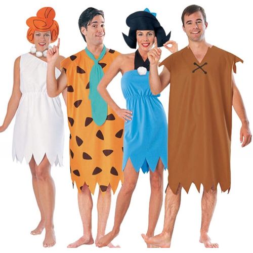  할로윈 용품FutureMemories Adult Flintstones Group Costume Set