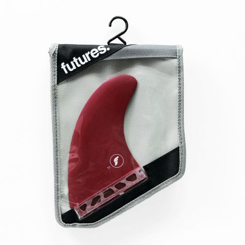  Futures Fins - FT1 HC Thruster - Dark RED