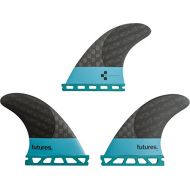 Futures F4 Blackstix 30 Thruster Fin Small TurquoiseCarbon