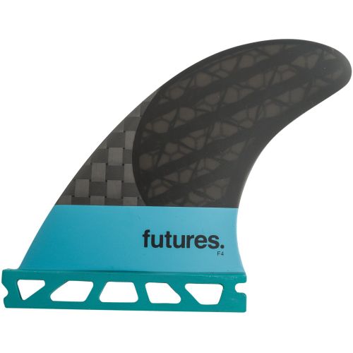  Futures F4 Blackstix 30 Thruster Fin Small TurquoiseCarbon