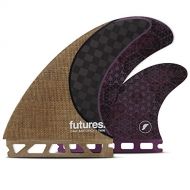 Futures Rasta Twin + 1 Fins - Jute Carbon Purple