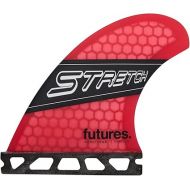 Future Fins Stretch Honeycomb Quad Fin Set Pink-Black