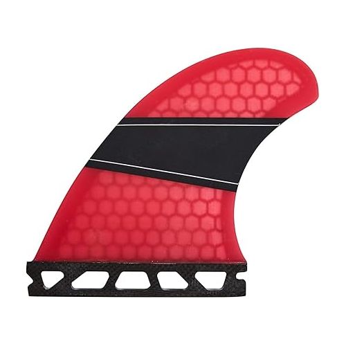  Future Fins Stretch Honeycomb Quad Fin Set Pink-Black