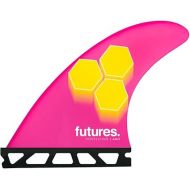 Future Fins AM3 Honeycomb Thruster Fin Set Pink-Yellow S