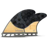 Futures Fins - Rasta HC Quad - Bamboo/Grey