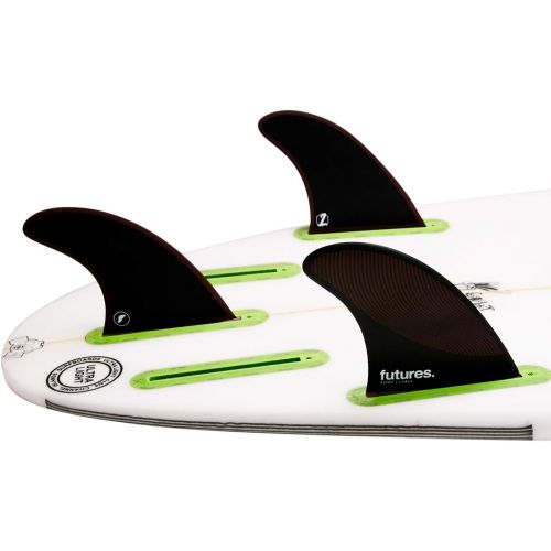  Future Fins Futures P8 Legacy Thruster Fin Set Burgundy/Black