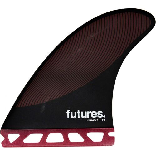  Future Fins Futures P8 Legacy Thruster Fin Set Burgundy/Black