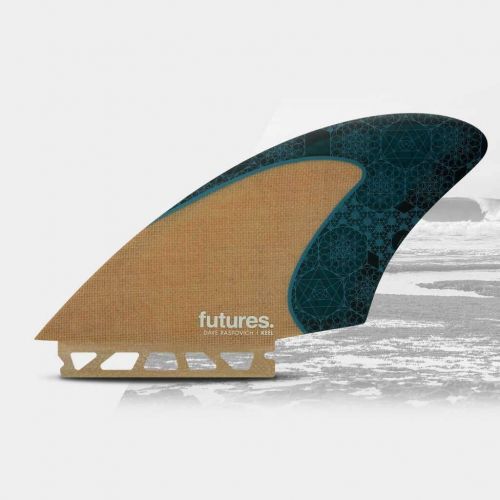  Futures Rasta Honeycomb Keel Twin Fin