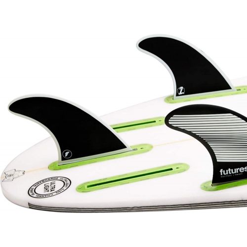  Future Fins Futures F6 Legacy Five Fin Set Gray/Black