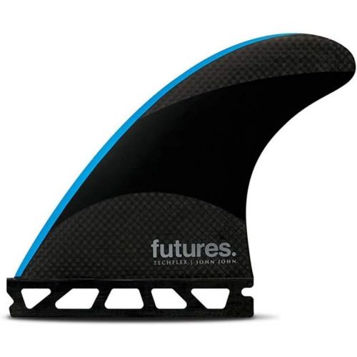  Futures Fins - JJ-2 SMALLTECHFLEX Thruster - Black/NEON Blue