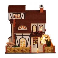 Futureshine Dollhouse Miniature DIY House Kit Creative Room with Furniture for Romantic Valentines Gift