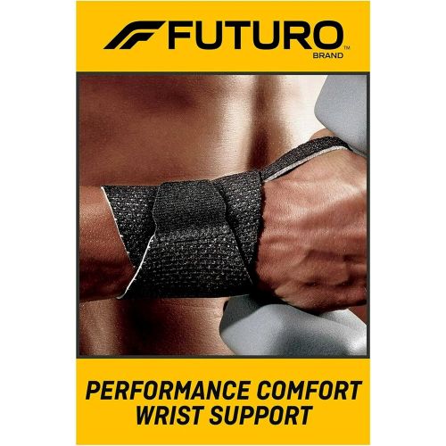  FUTURO Performance Comfort Wrist Support, Ideal for Athletic and Everyday Activities, One Size