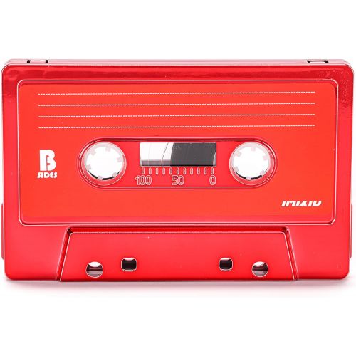  [아마존베스트]FYDELITY Blank Cassette Mixed Tape C-60 Audio 60-Min 10 Pack: Red Steel Chrome